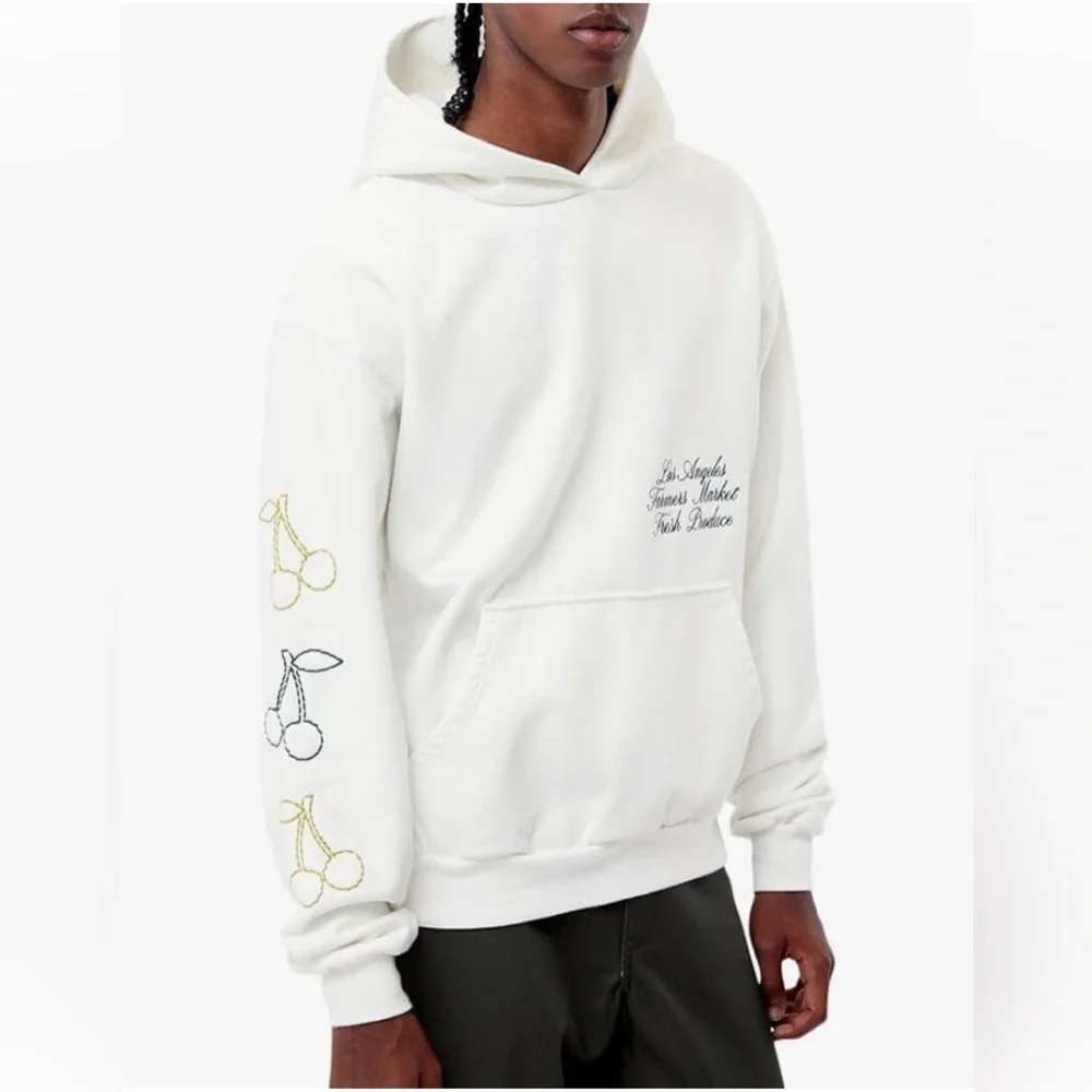 Pacific Sunwear Cream Hoodie with 1980 Graphic| PacSun|